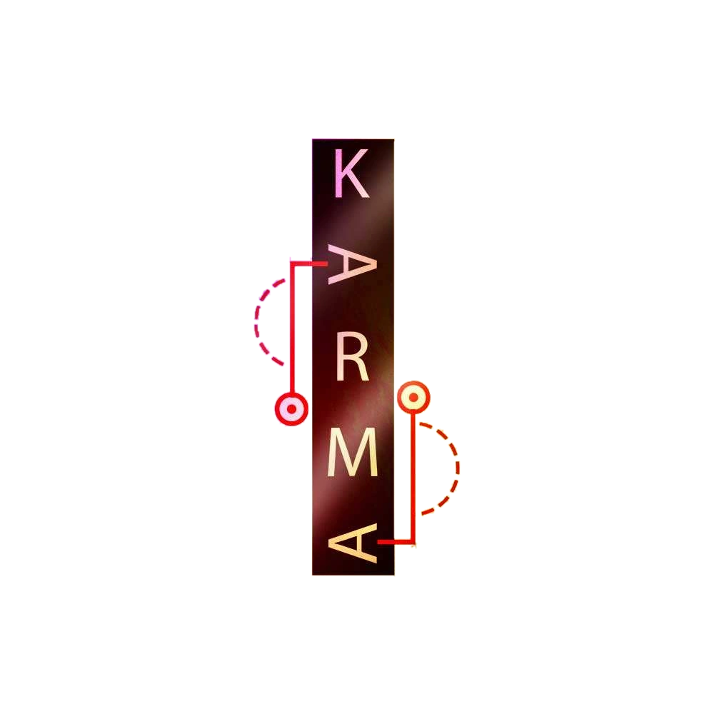 Karma Holographic Sticker